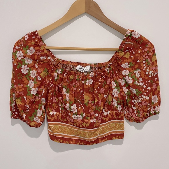 Cropped 70s Style Top 🧡 - Picture 2 of 8